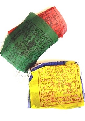 Bandierine tibetane (mini). - Tibet Milano
