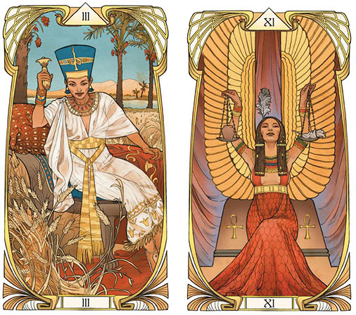 lo scarabeo-EGYPTIAN ART NOUVEAU TAROT1