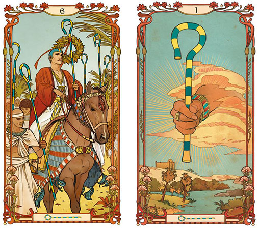 lo scarabeo-EGYPTIAN ART NOUVEAU TAROT3